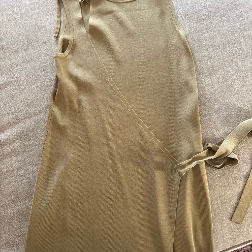 COS Tan Knit Dress